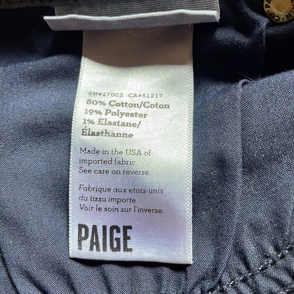 Paige Hidden Hills Straight Leg Jeans - Picture 6 of 7